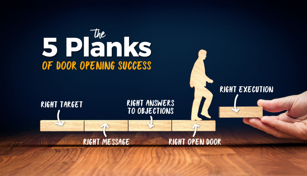 5 planks of door opening success