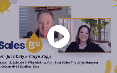 Why Making Your Best Seller The Sales Manager is One of the 3 Cardinal Sins