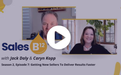 Getting New Sellers To Deliver Results Faster